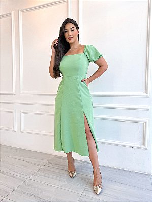 Vestido Odete - Menta