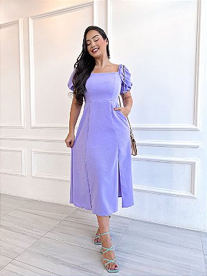 Vestido Odete - Lavanda