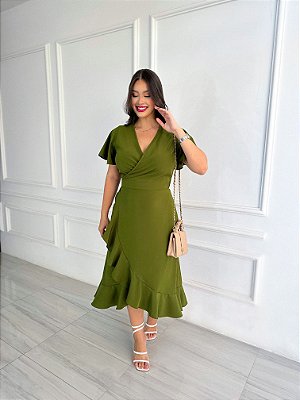 Vestido Diana - Militar