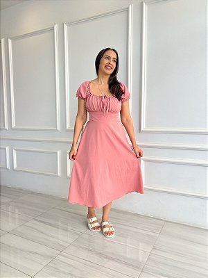 Vestido Bianca - Rosê