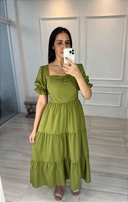 Vestido Tereza - Abacate