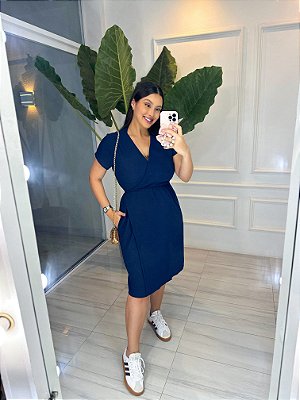 Vestido Ágata - Marinho
