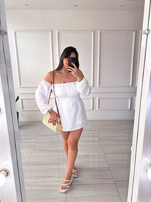 Macaquinho Clara - Branco