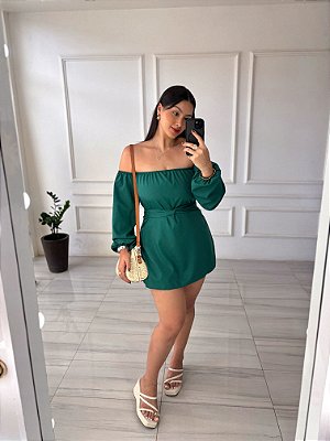 Macaquinho Clara - Verde Folha