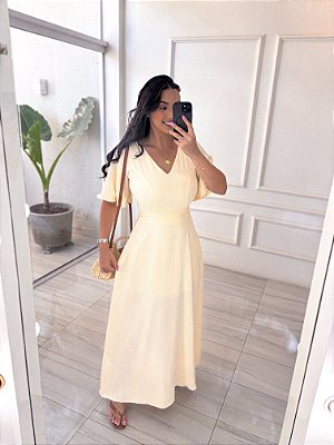 LEVES DEFEITOS - Vestido Catarina - Creme