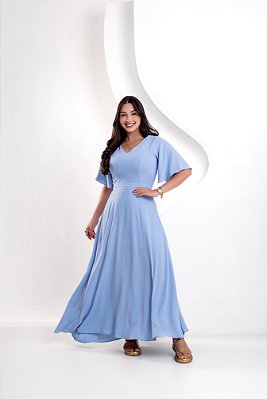 Vestido Catarina - Azul Candy