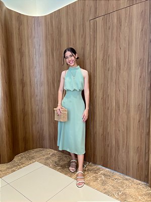 Vestido Pérola - Oliva