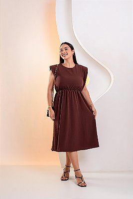 Vestido Jaqueline - Marrom