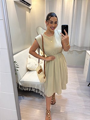 Vestido Jaqueline - Bege