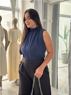 Blusa Eloá - Marinho