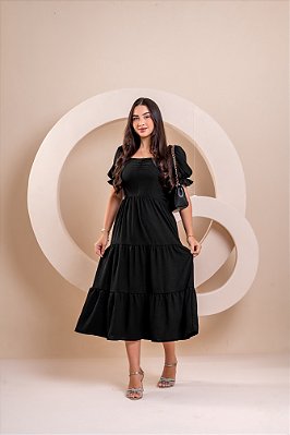 Vestido Tereza - Preto