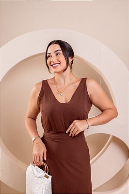 Regata Cecília - Marrom