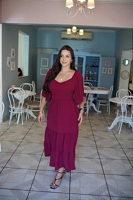 Vestido Noele - Marsala