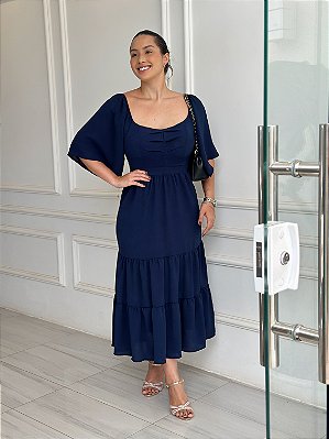 Vestido Noele - Marinho