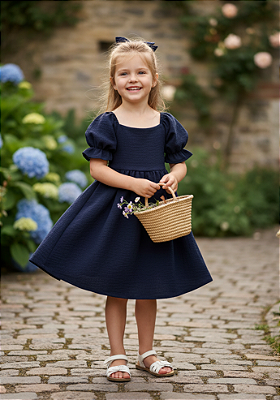 Vestido Helô -  Marinho