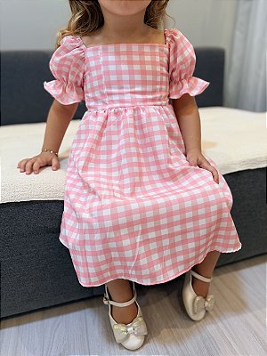 Vestido Helô - Xadrez