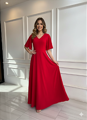 Vestido Catarina - Vermelho