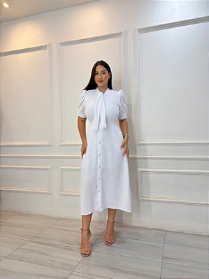 Vestido Chemise Sofia - Branco