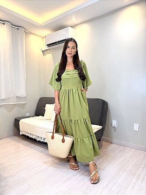Vestido Noele - Verde Oliva