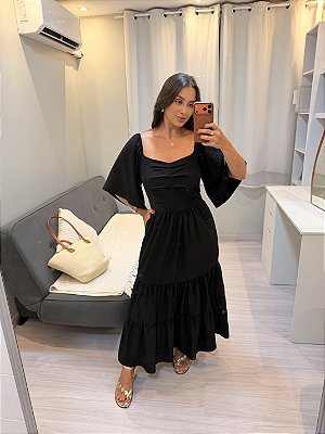 Vestido Noele - Preto