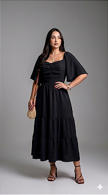 Vestido Noele - Preto
