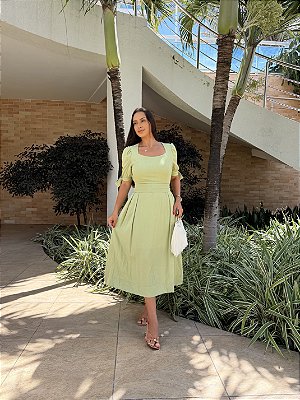 Vestido Estela - Menta