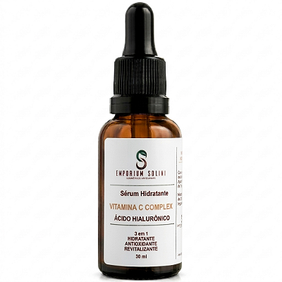 Sérum Hidratante Vitamina C Complex + Ácido Hialurônico Emporium Solini