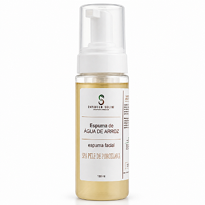 Espuma de Limpeza Facial Clareadora Pele de Porcelana Limpeza Profunda