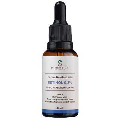 Retinol Anti Rugas e Idade Vitamina A Skin Care 30ml - Anti Rugas - Manchas - Idade