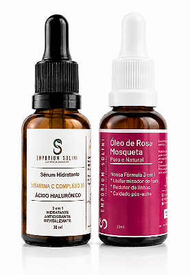Sérum Vitamina C + Óleo de Rosa Mosqueta