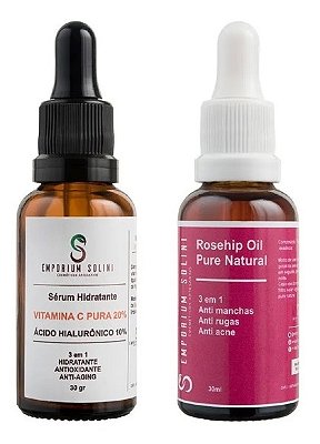 Kit Serum Vitamina C + Oleo de Rosa Mosqueta