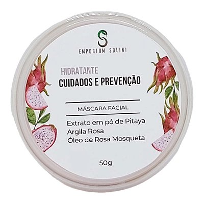 Máscara de Argila Rosa com Pitaya e Óleo de Rosa Mosqueta