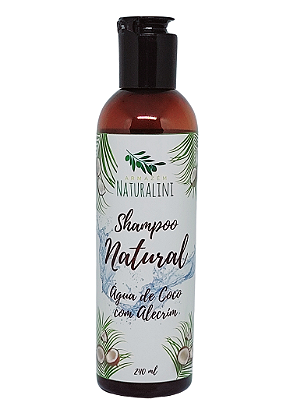 Shampoo Revitalizante de Água de Coco com Alecrim para Cabelos Saudáveis