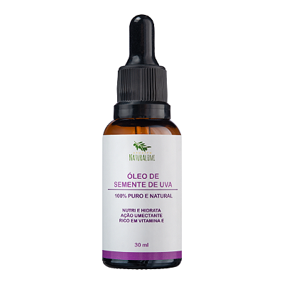 Óleo de Semente de Uva Puro e Natural
