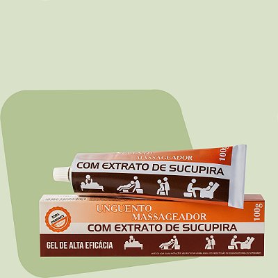 Unguento massageador com extrato de SUCUPIRA 100G