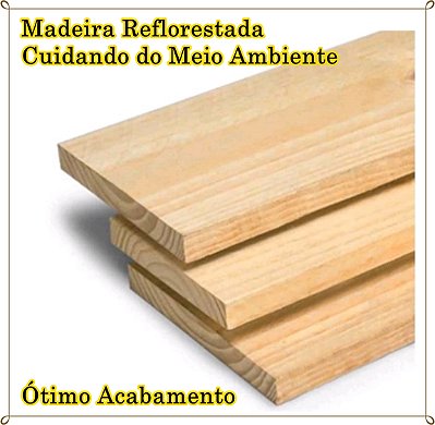 KIT 3 Prateleiras / Taboas de 15 Várias Medidas