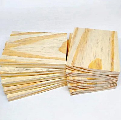 Kit com 5, 10, 15 ou 20 Placas de Madeira Pinus 20x15