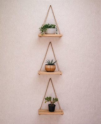 Prateleiras Decorativas Plantas e Enfeites