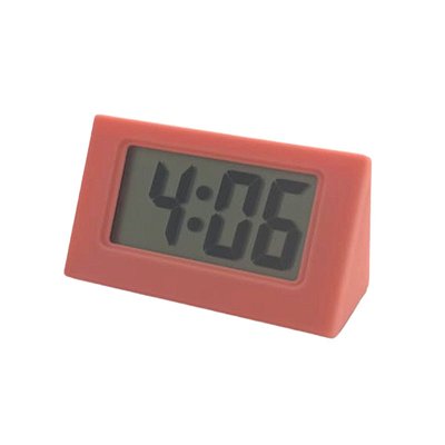 Mini Relogio Digital De Mesa Portatil Escritorio Carro -rosa