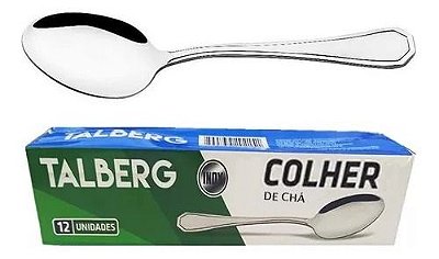 Conjunto De Colher De Chá Inox 12pçs Linha Continental