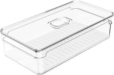 Ou,organizador De Geladeira Empilhável 2.8l Clear Fresh 200