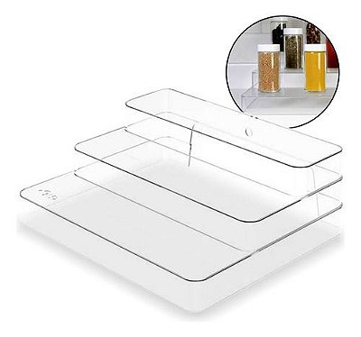 Organizador Multinível 25x29x10,3cm Display Expositor Escada