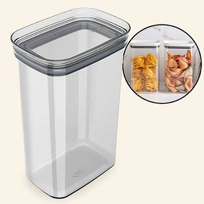 Pote Hermético Porta Mantimentos Empilhavel Vedado 2,3l - Ou