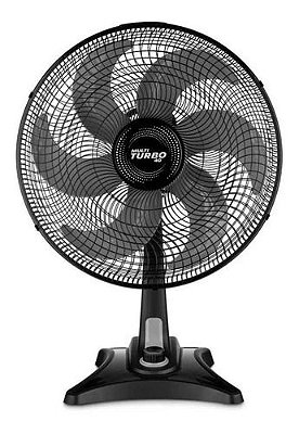 Ventilador De Mesa 40cm Preto Multi Turbo 40 Vl402 220v