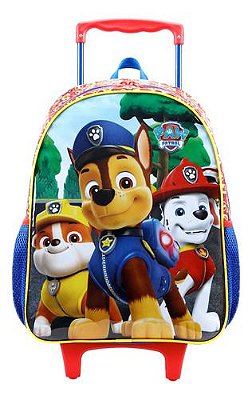 Mochila Rodinha Escolar Infantil Patrulha Canina Xeryus