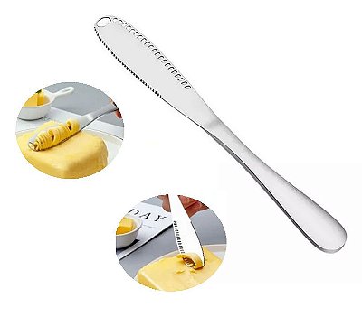 Espátula Faca Aço Inox Para Manteiga Requeijão Geleia Queijo