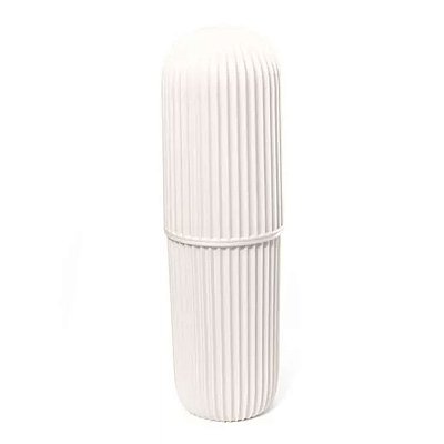 Estojo Porta Escova Dental Guardar Pasta Fio Dental - Branco