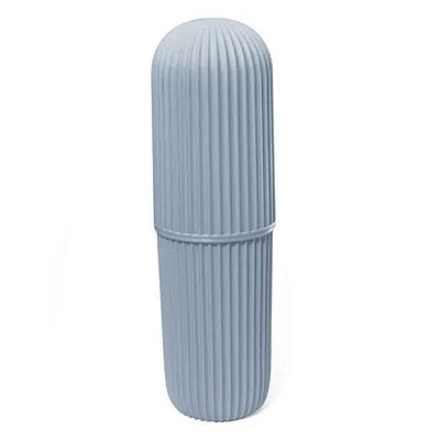 Estojo Porta Escova Dental Guardar Pasta Fio Dental - Azul