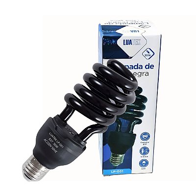 Lampada De Luz Negra Fluorescente 36w Espiral - 220v