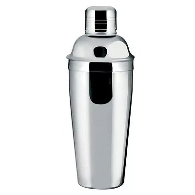 Coqueteleira Aço Inox 500ml C/ Coador Drinks Caipirinha Bar